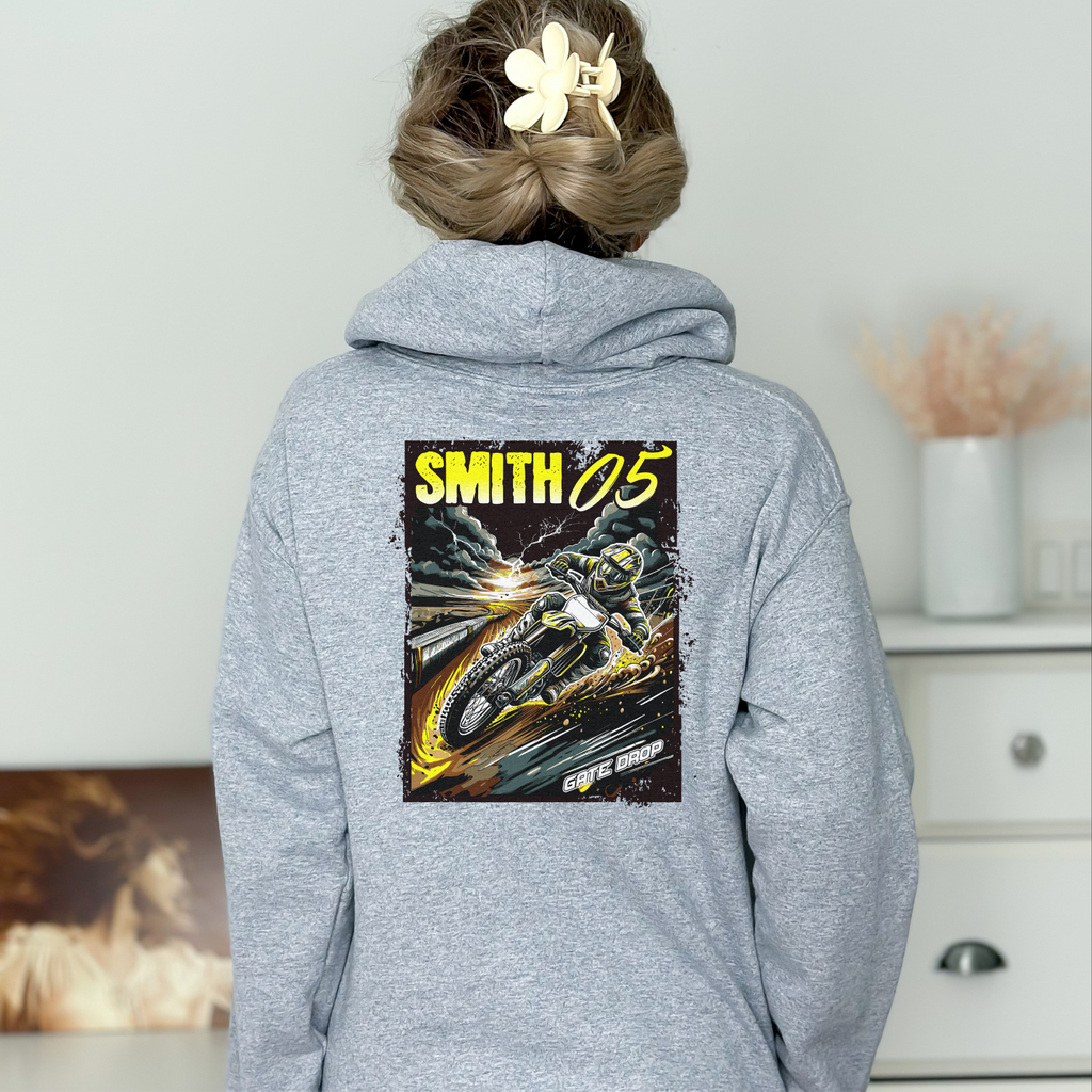Personalized Summer Motocross Hoodie for Riders