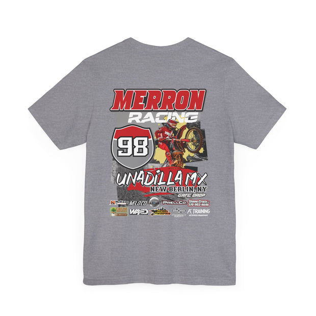 Merron98 Gate Drop Personalized MX Name and Number Race Tee Shirt