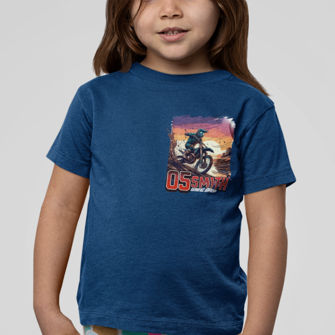 Youth Personalized Summer Motocross Shirt