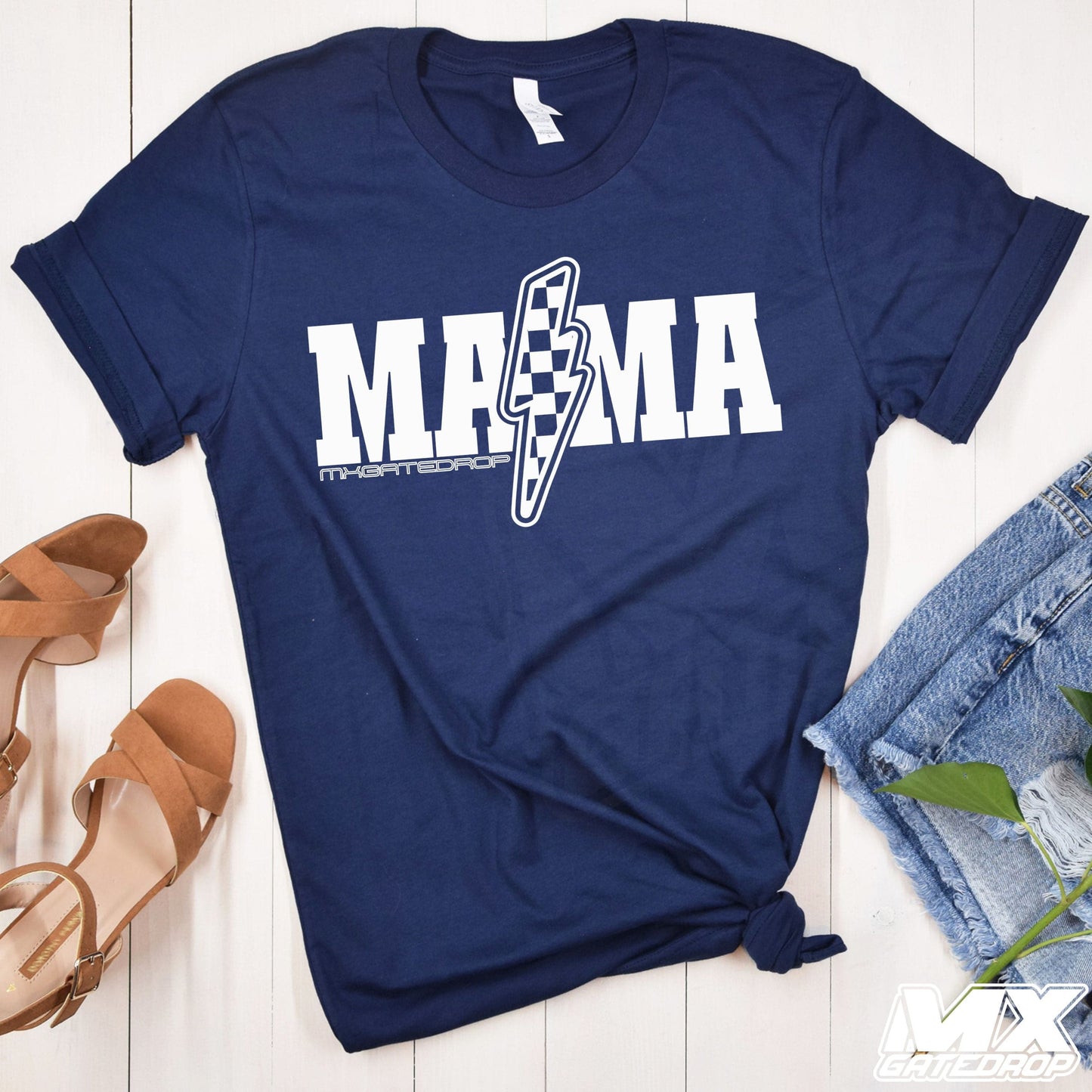 Moto Mama Lightning Bolt Shirt