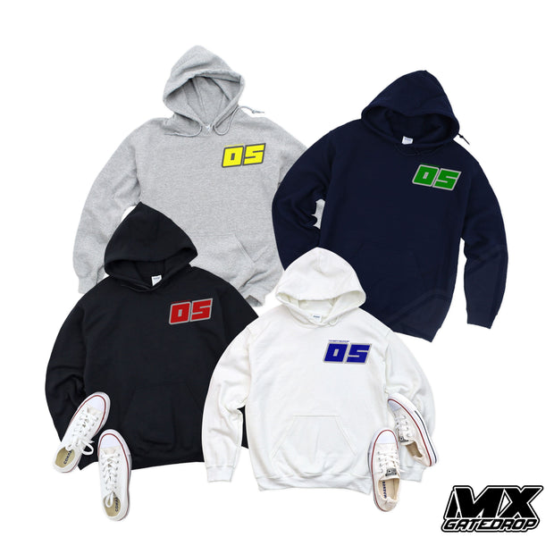 Motocross Custom Name and Number Hoodie