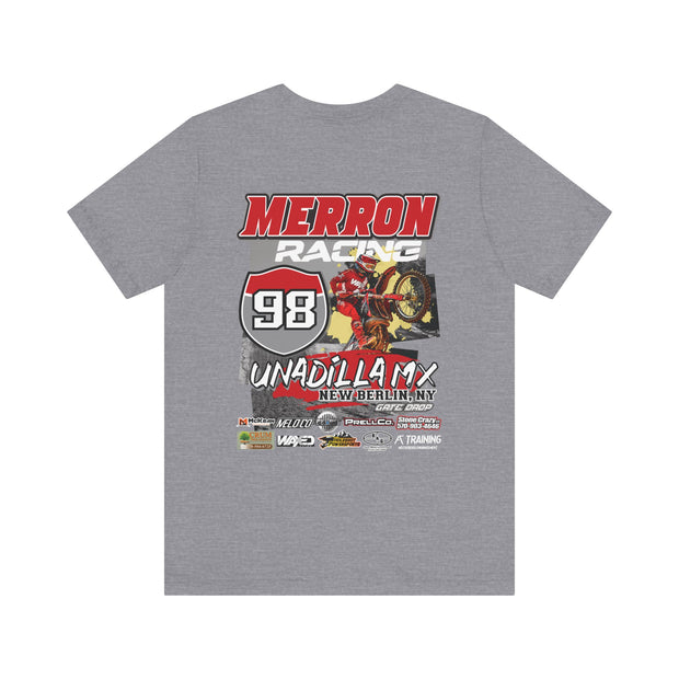 Merron98 Gate Drop Personalized MX Name and Number Race Tee Shirt