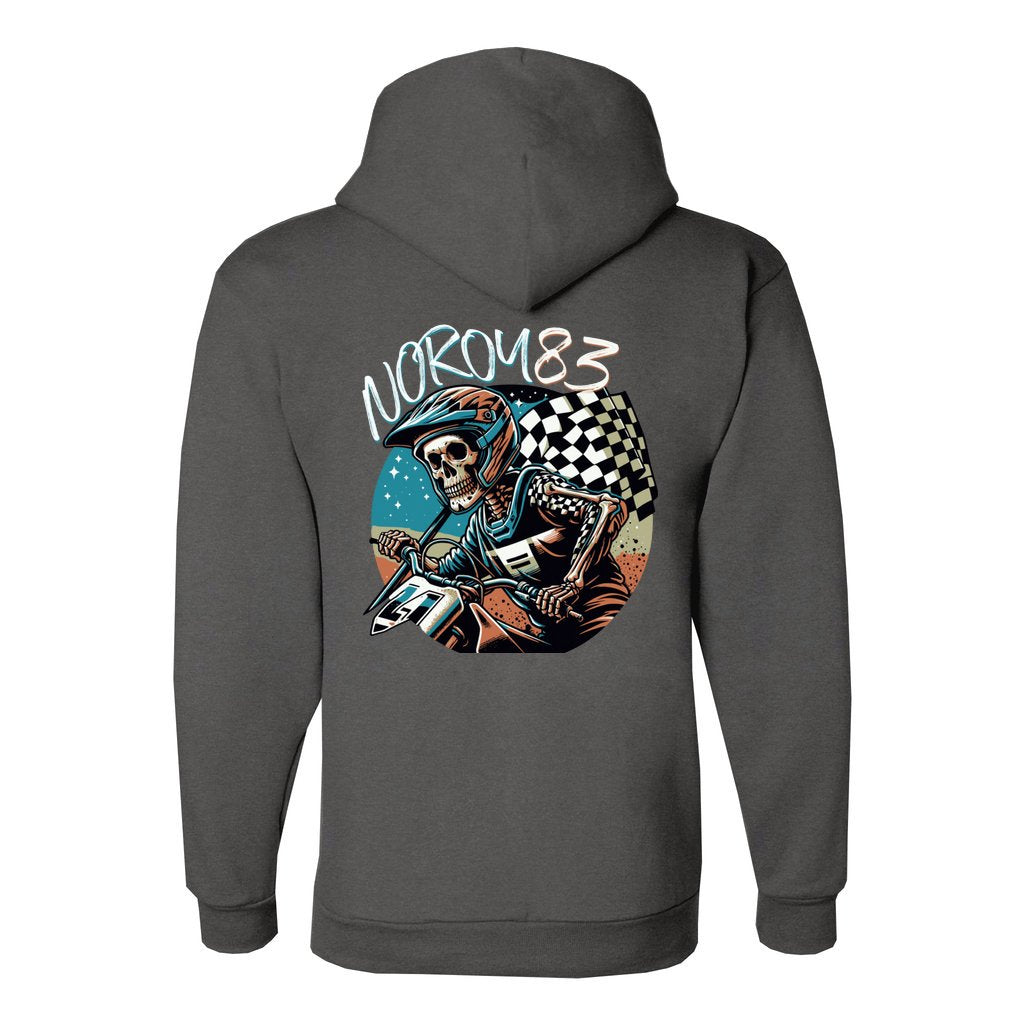 Moto Dad Skeleton Hoodie