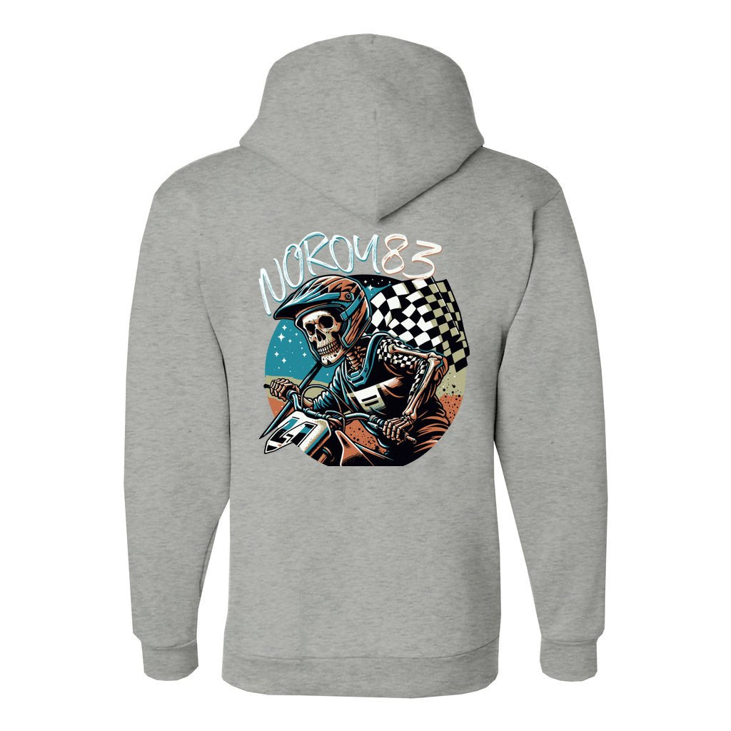 Moto Dad Skeleton Hoodie