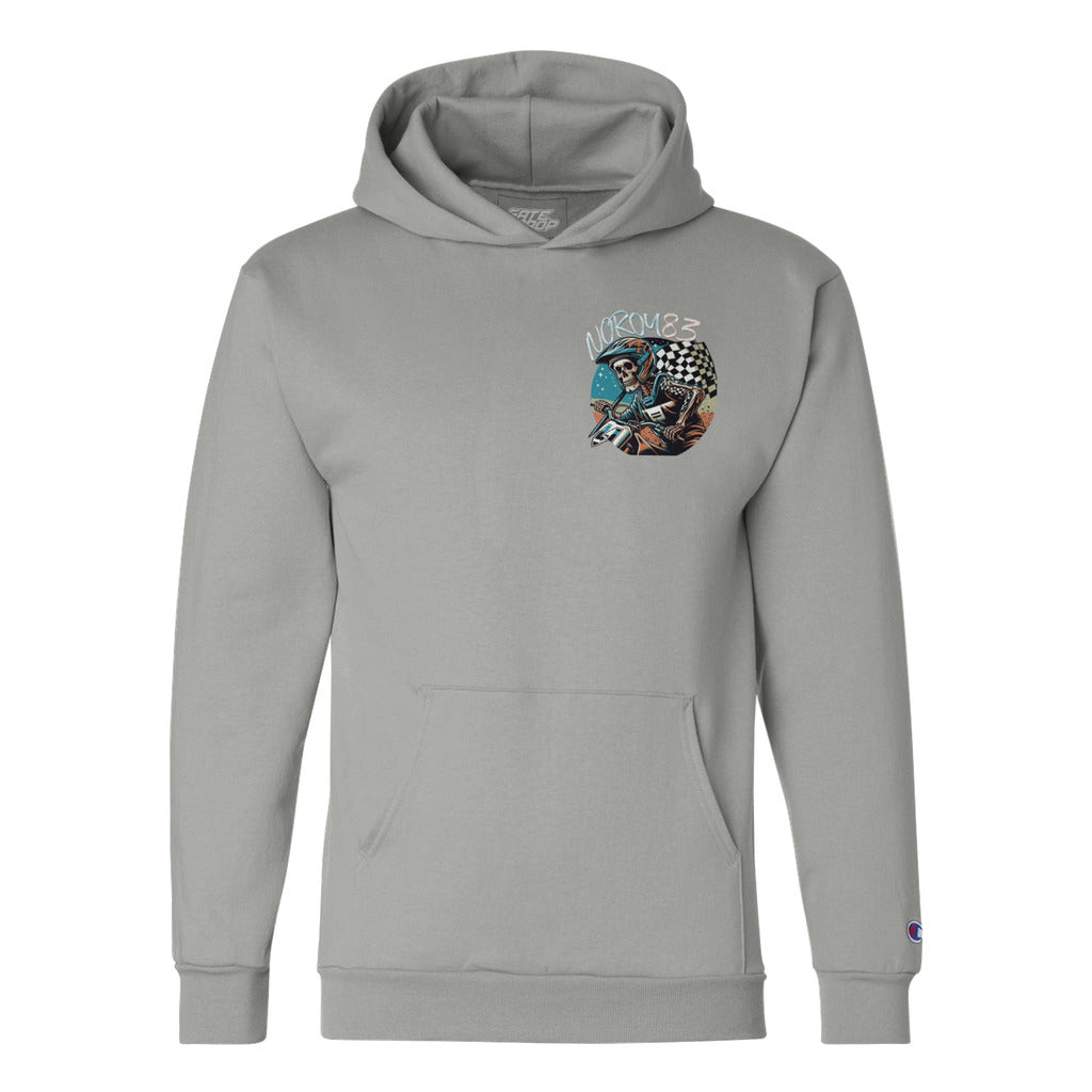 Moto Dad Skeleton Hoodie