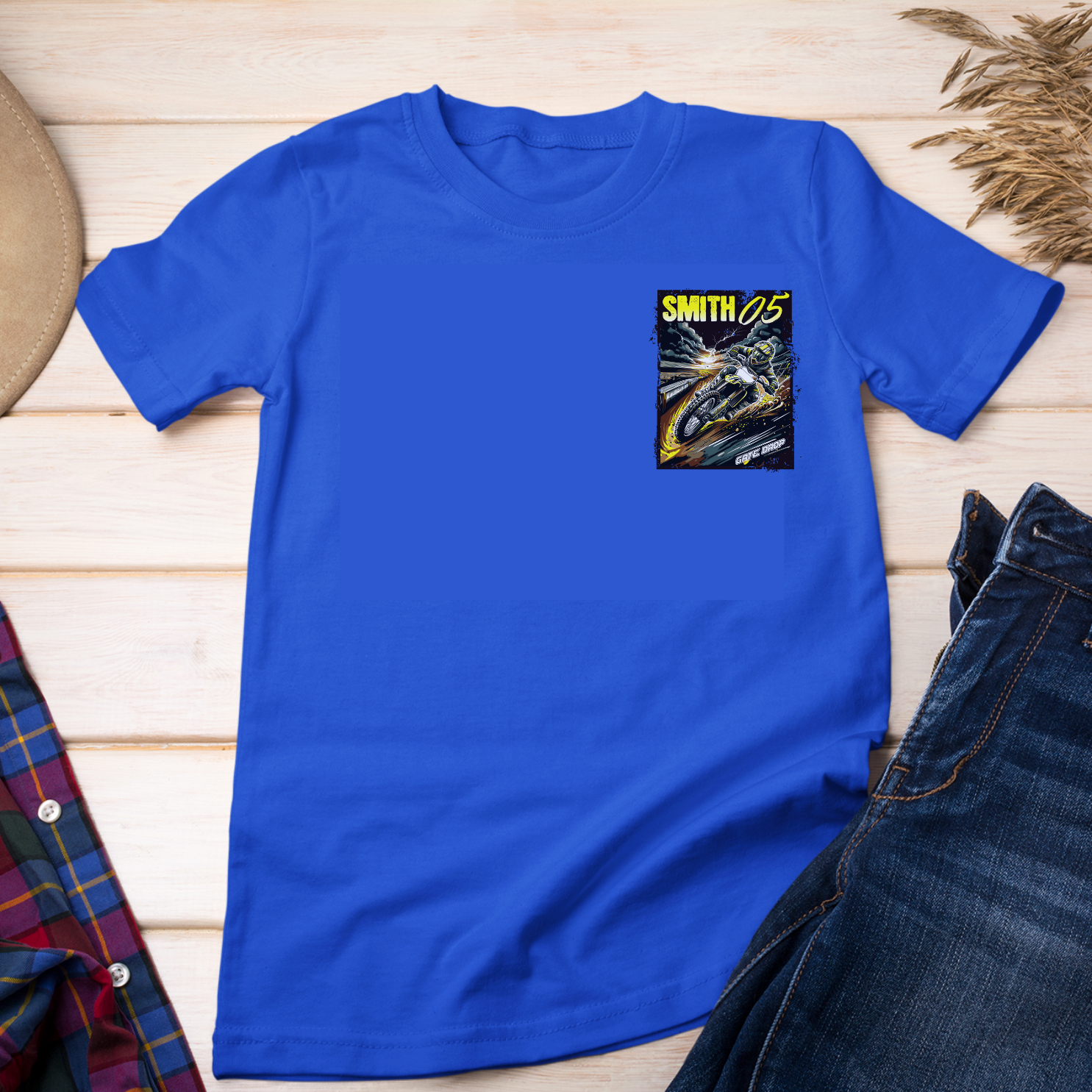 Personalized Summer Motocross Shirt for Youth Riders