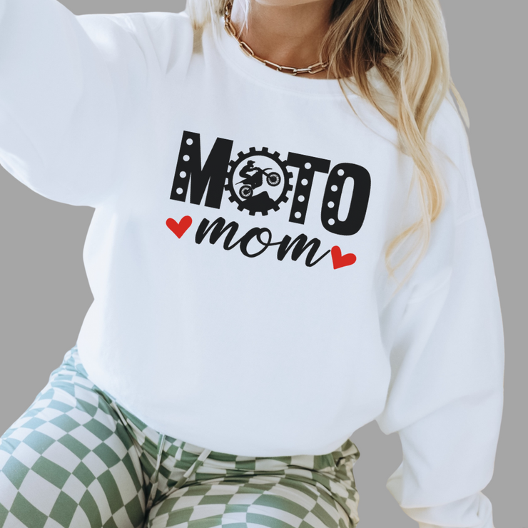 Gate Drop Moto Mom Dirt Bike Adult Sweatshirt