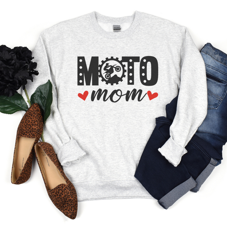 Gate Drop Moto Mom Dirt Bike Adult Sweatshirt