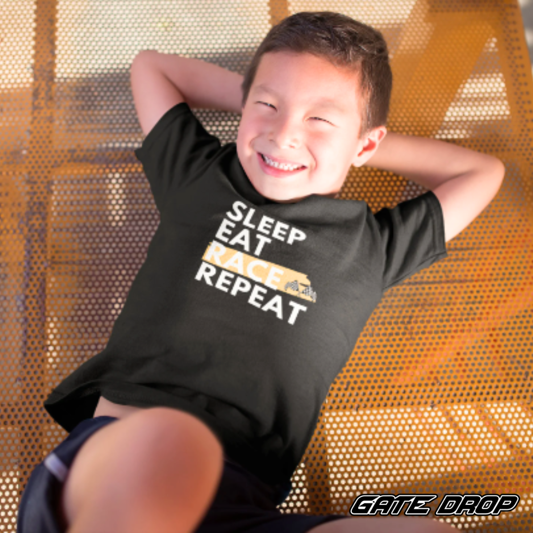 Eat Sleep Motocross Repeat Tee-shirt for Children