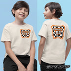 GateDropPersonalizedMXCheckeredMotoPlateYouthTShirt