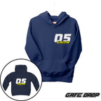 GateDropPersonalizedRaceNameandNumberMotoKidYouthHoodiesweater