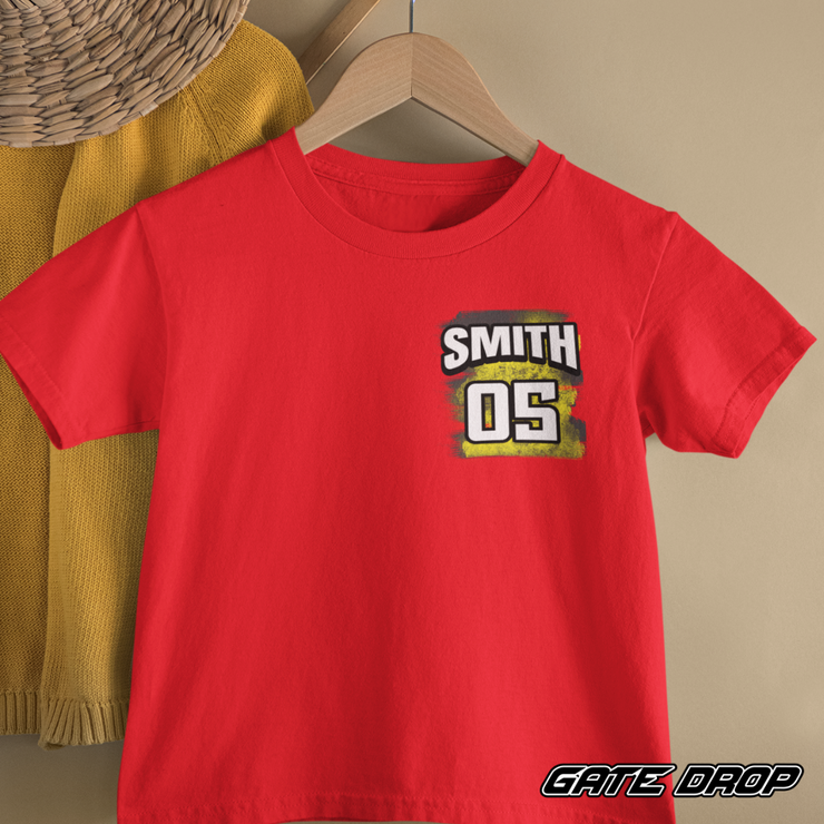 Gate Drop Custom Dirt bike Kid Personalized Race Youth T Shirt