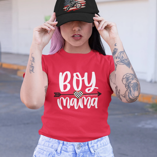 Boy Mama Matching Tee-shirt for Moto Moms