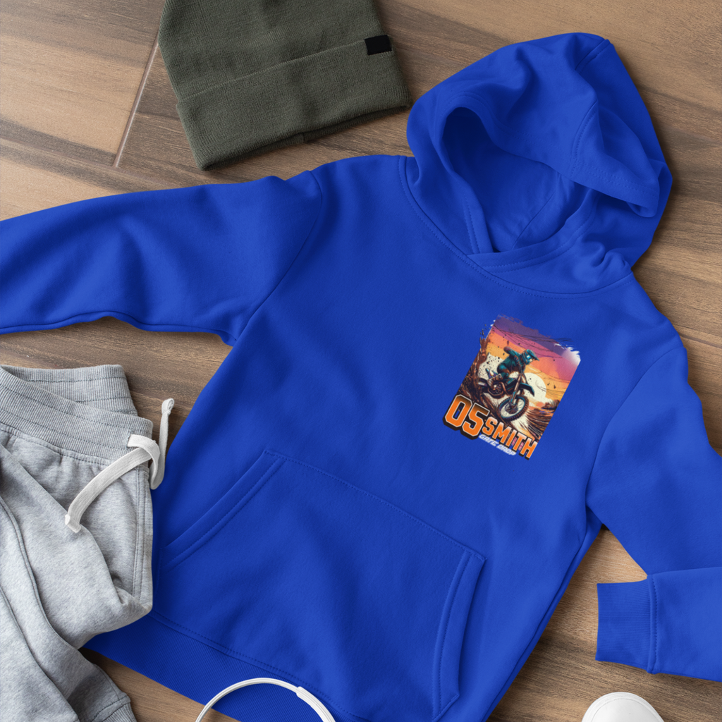 Youth Personalized Summer Motocross Hoodie