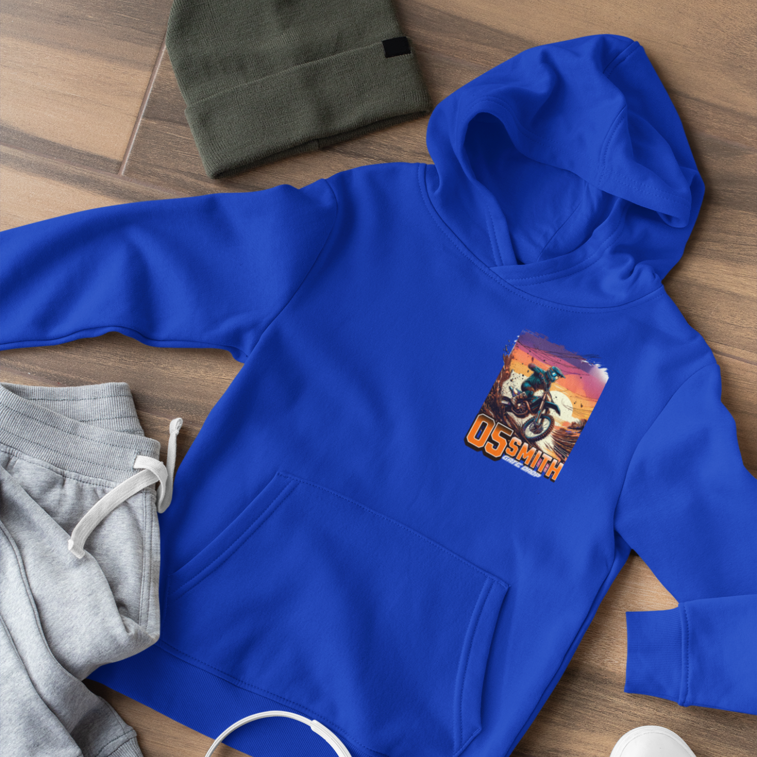Youth Personalized Summer Motocross Hoodie