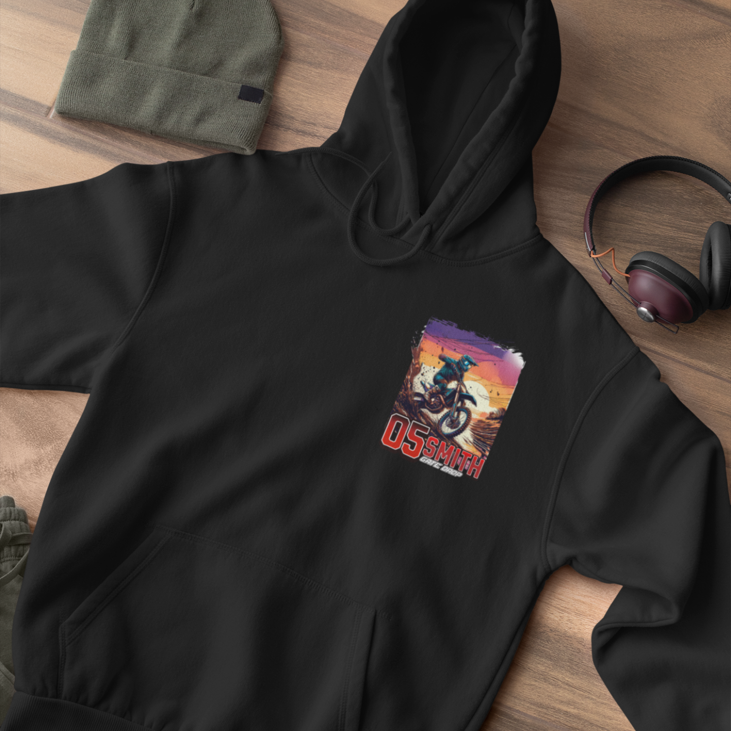 Youth Personalized Summer Motocross Hoodie
