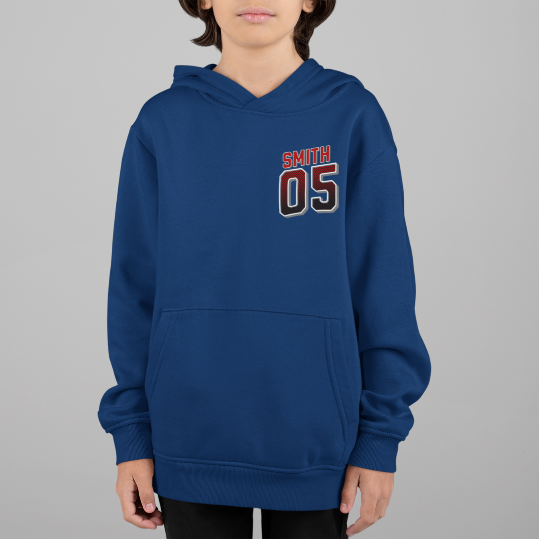 Personalized Front and Back Summer Motocross Youth Hoodie