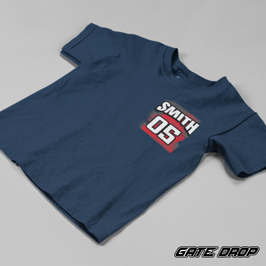 Gate Drop Custom Dirt bike Kid Personalized Race Youth T Shirt
