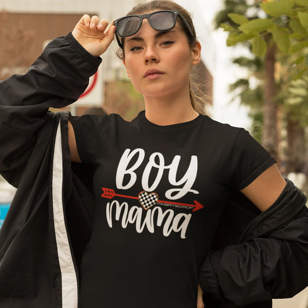 Boy Mama Matching Tee-shirt for Moto Moms