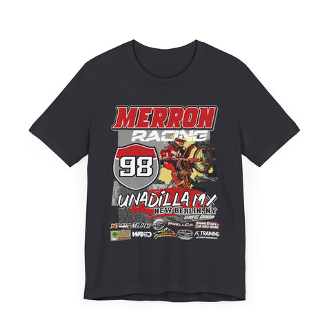 Fundraiser-Merron98. Gate Drop Personalized MX Name and Number Race Tee Shirt.