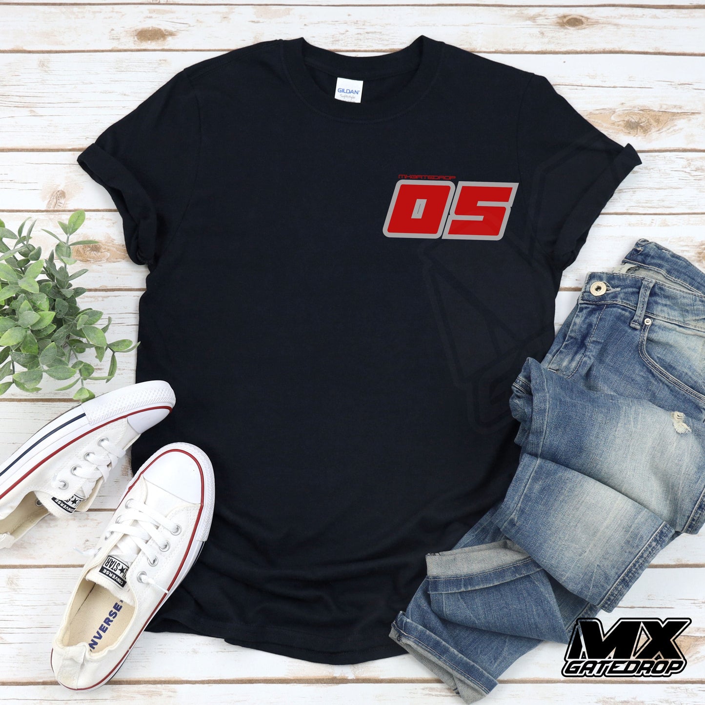 Motocross Custom Name and Number Shirt