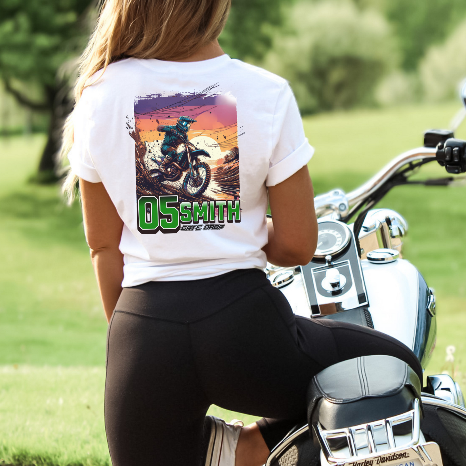 Personalized Summer Motocross Shirt