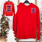 Motocross Checkered Racing Hoodie