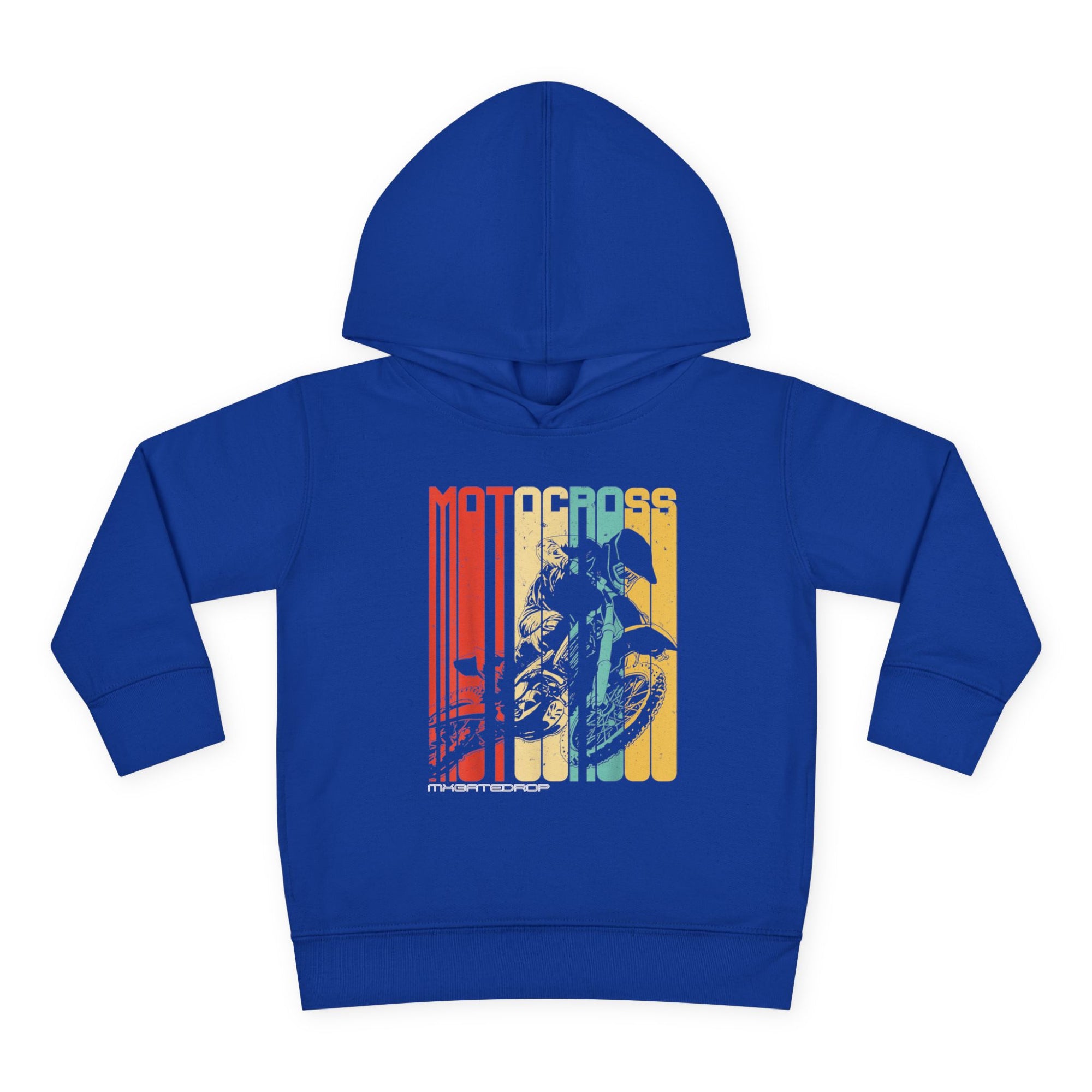 Motocross Dirt Bike Pullover Fleece Hoodie