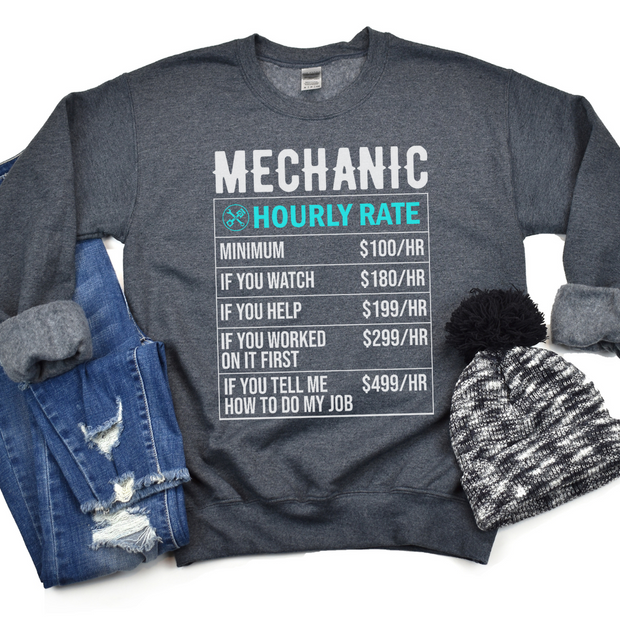 Gate Drop Moto Dad Mechanic Adult Sweatshirt