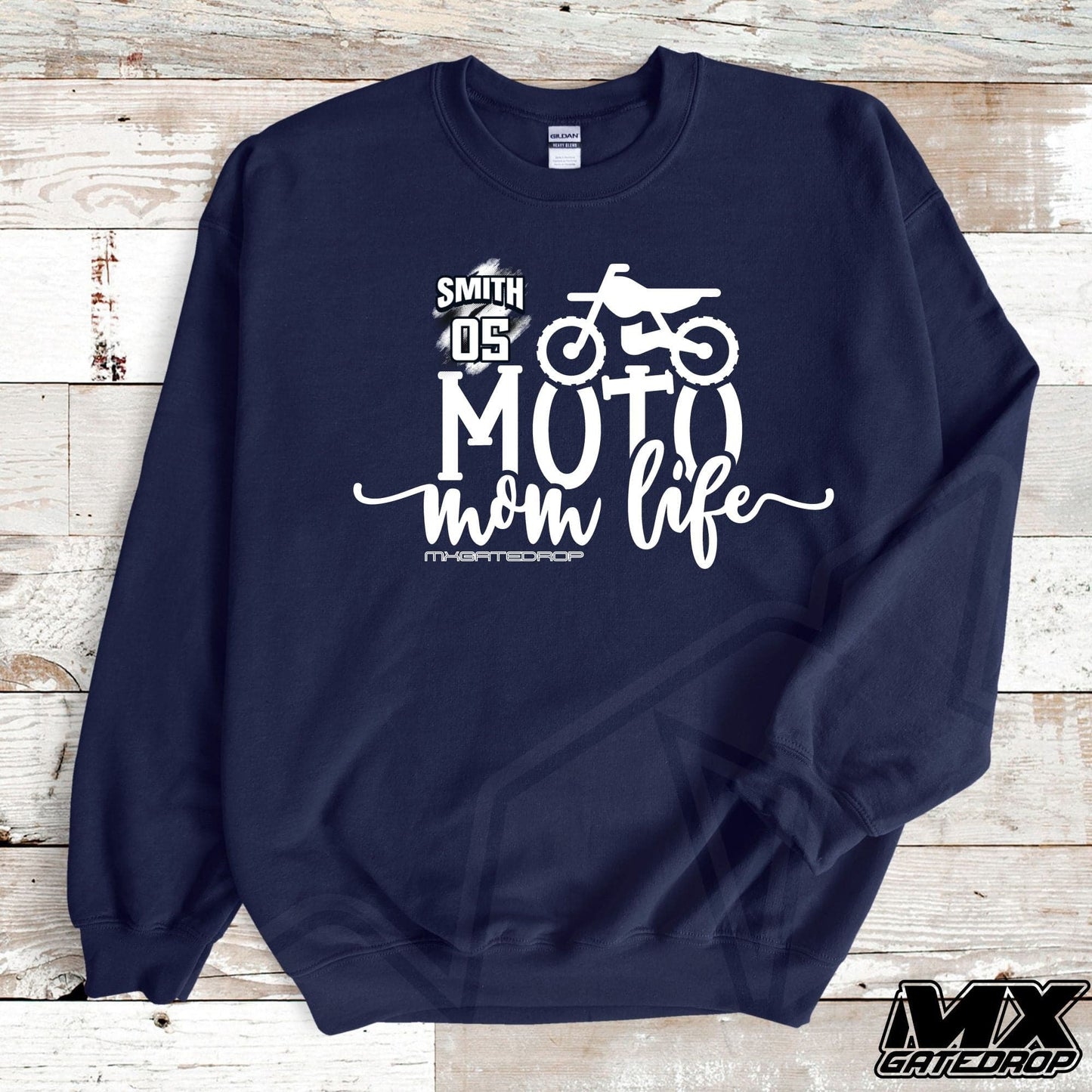 Custom Moto Mom Life Sweatshirt