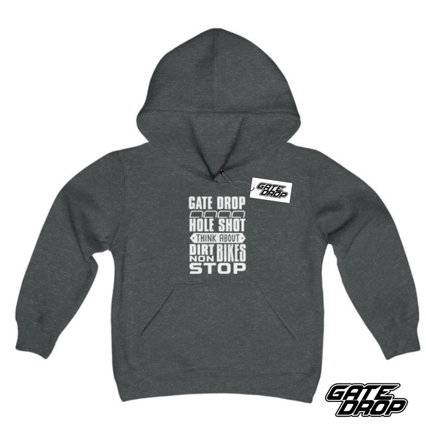 Gate Drop Non Stop Motocross youth hoodie