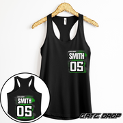 Gate Drop Personalized Race Name and Number Tank Top