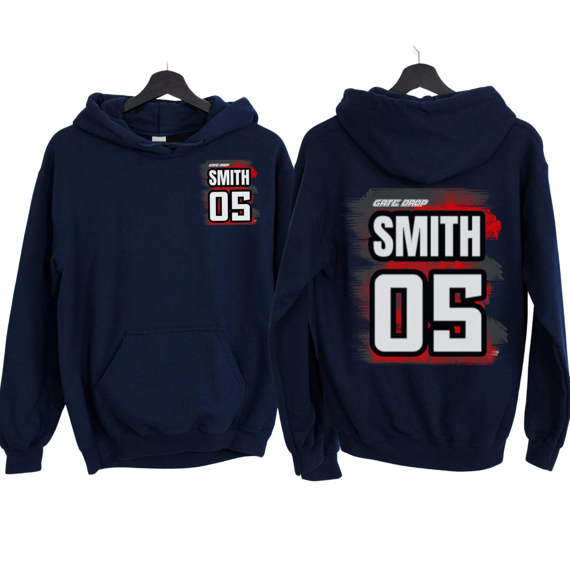 GATE DROP Custom Front and Back Racing Hoodie