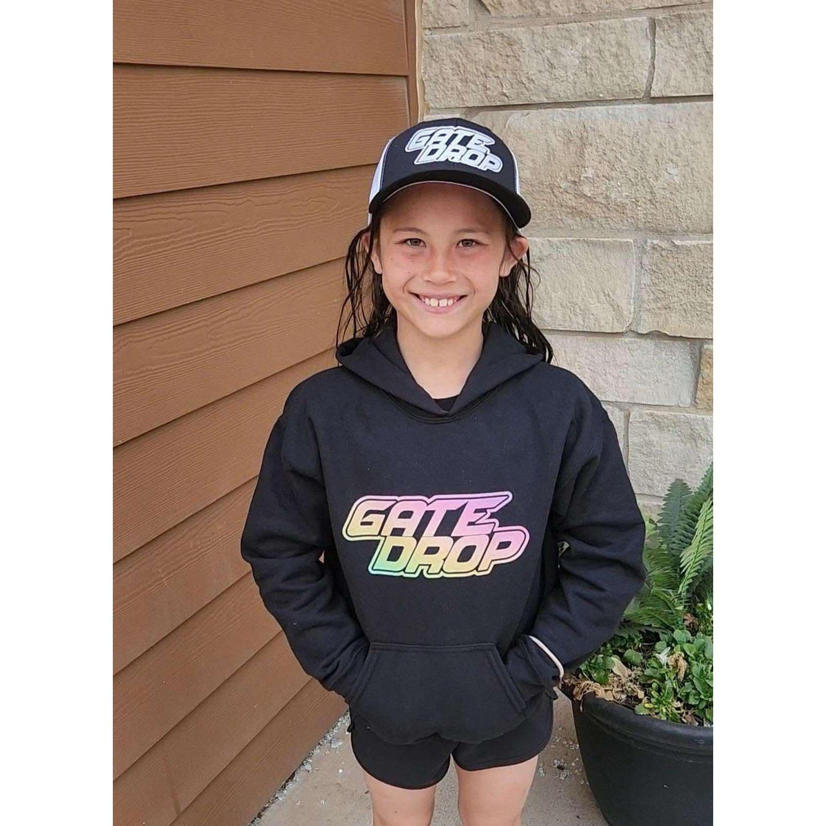 Custom Moto Kid Gradient Hoodie