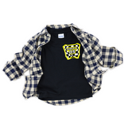 Checkered Moto Kid Plate T Shirt