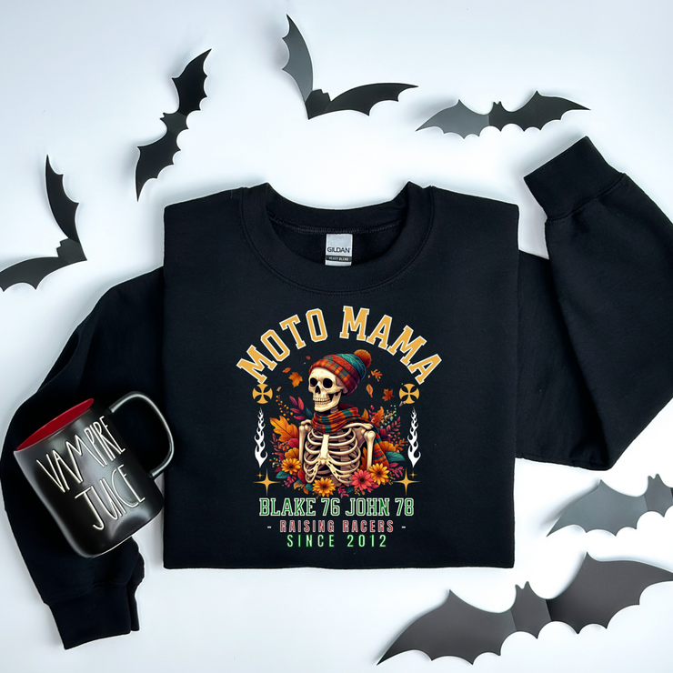 Moto Mama Halloween Custom Sweater