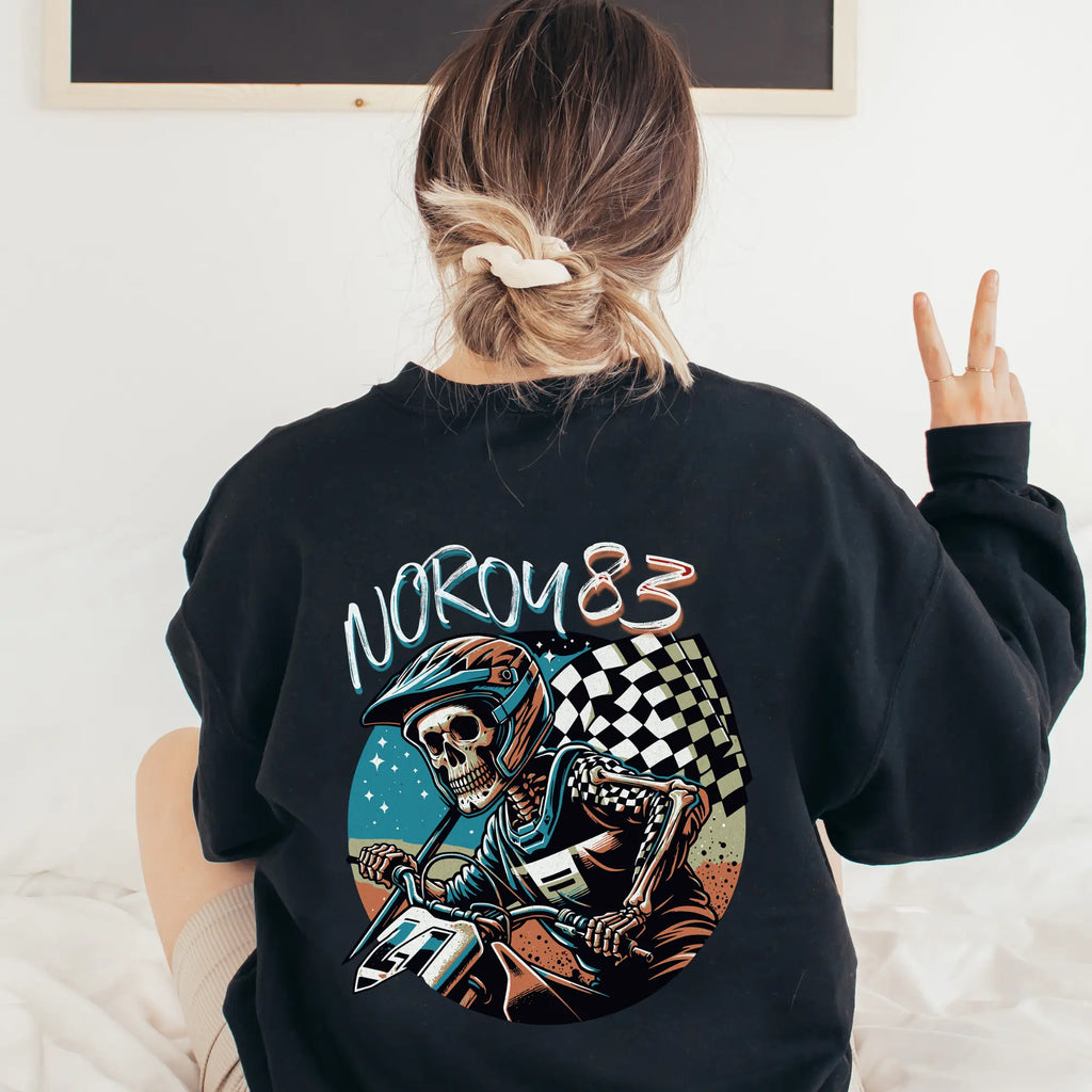 Riding Skeleton Custom Sweatshirt