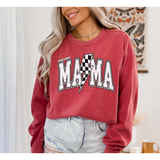 Bolt Mama Checkered Sweatshirt
