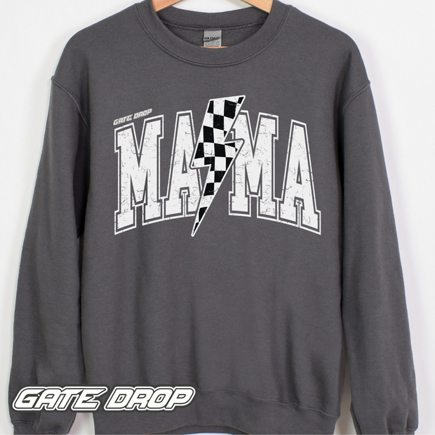 Gate Drop Bolt MAMA Retro Checkered Race Sweatshirt