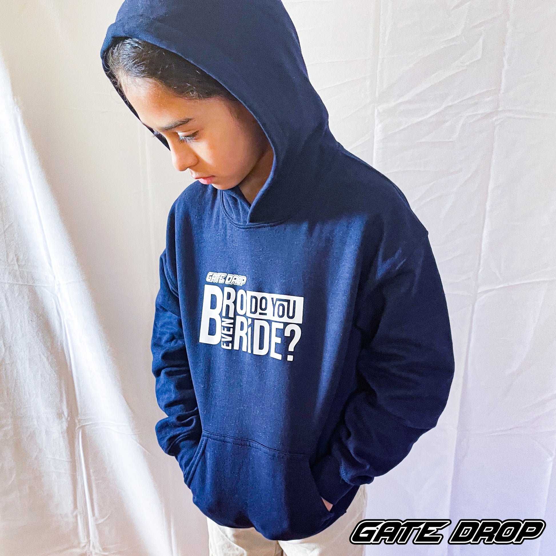Gate Drop Bro do you even ride Motocross Hoodie for Youth