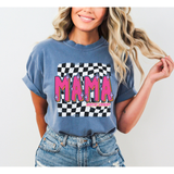 Gate Drop Checkered Mama Race Day Comfort Colors® T-Shirt