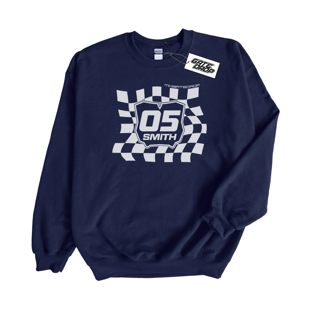 Gate Drop Custom Checkered Plate Adult Sweatshirt