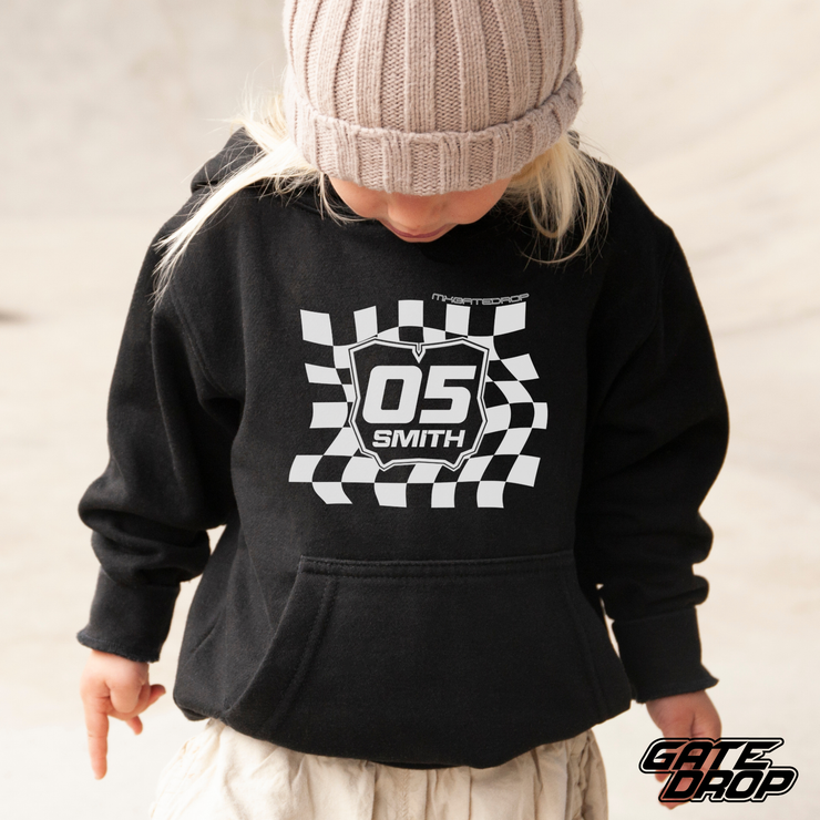 Gate Drop Custom Checkered Plate Youth Hoodie