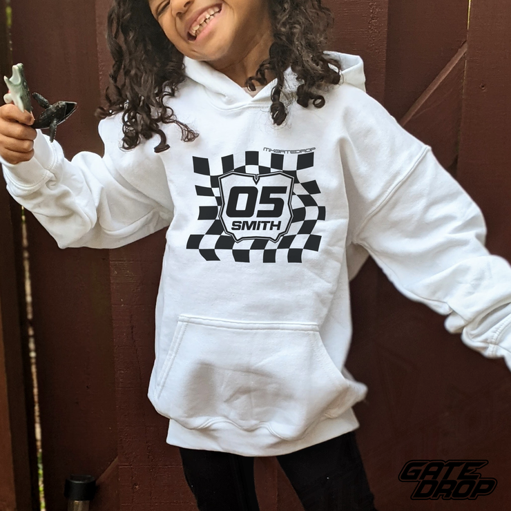 Gate Drop Custom Checkered Plate Youth Hoodie