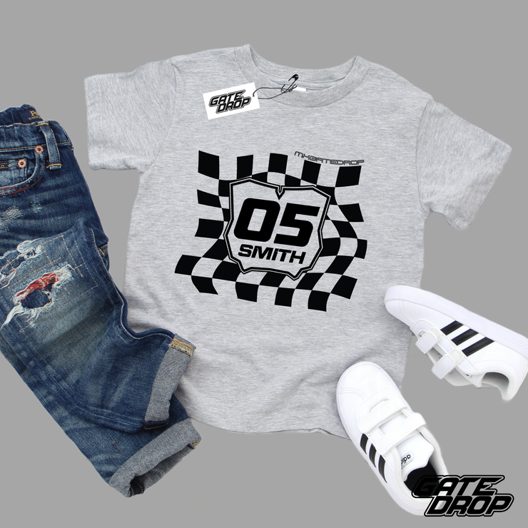 Gate Drop Custom Checkered Plate Youth Shirt