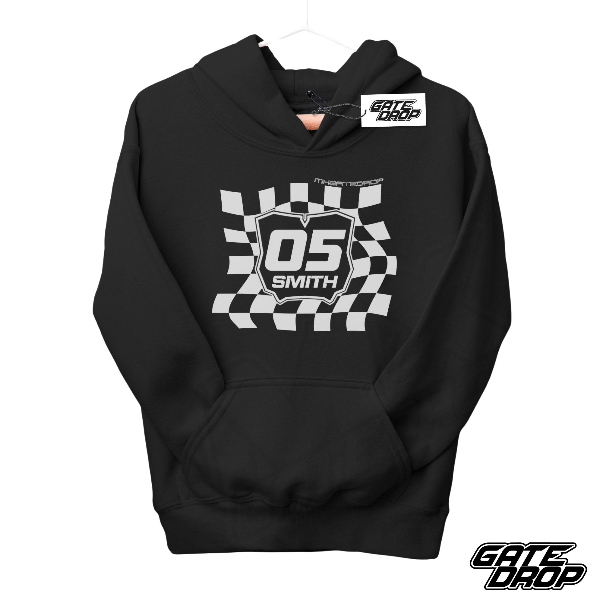 Gate Drop Custom Checkered Plate Youth Hoodie