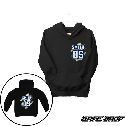 Gate Drop Custom Moto Kid Personalized Motocross Youth Hoodie