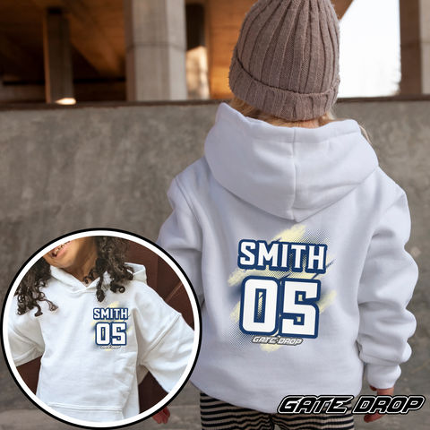 Gate Drop Custom Moto Kid Personalized Motocross Youth Hoodie