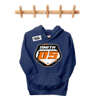 Gate Drop Dirt Bike Name and Number Plate Youth Hoodie