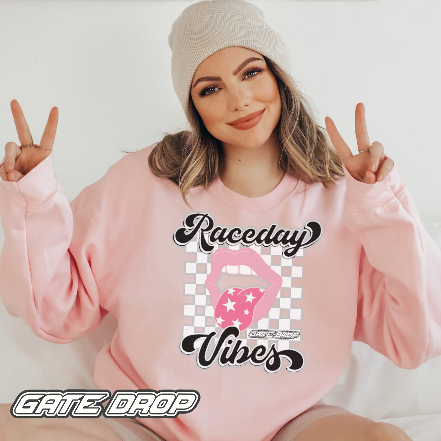 Gate Drop Mama Sweatshirt motocross Raceday Vibes